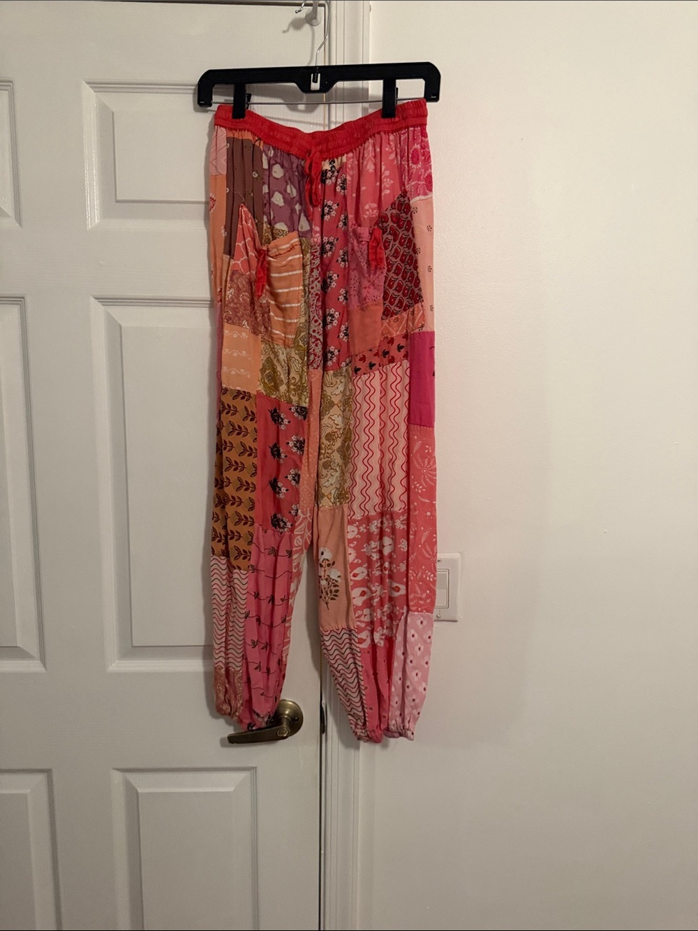 Colorful wide leg lounge pants